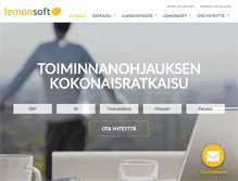 Tablet Screenshot of lemonsoft.fi